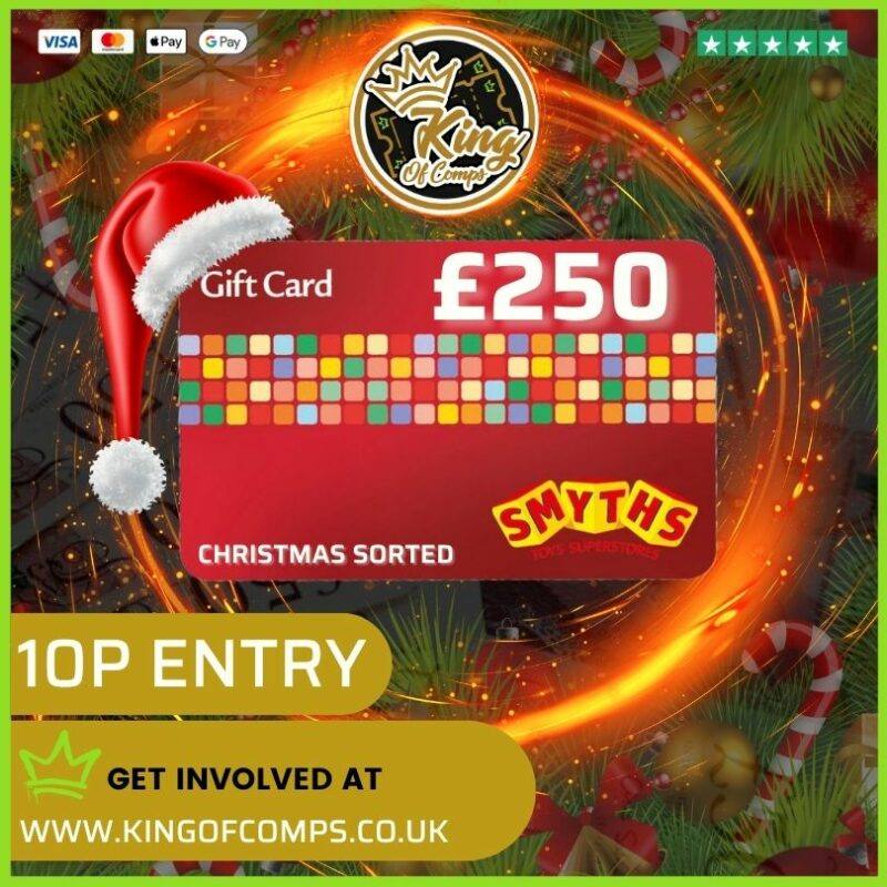 £250 Smyths Card Tom Russell Redditch King Of Comps