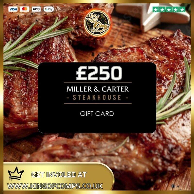 £250 Miller &amp; Carter voucher - Lucy Whittall - Redditch - King Of Comps